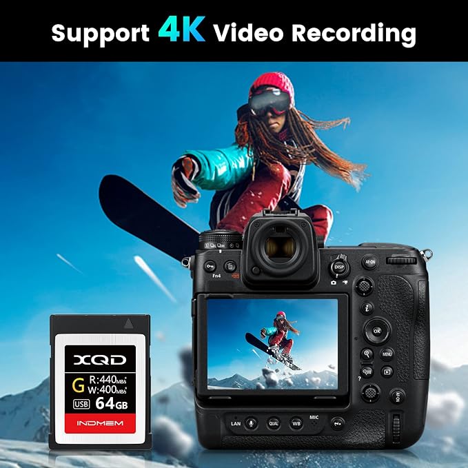 XQD 64GB Memory Card, 5X Tough MLC XQD Flash Memory Card High Speed G Series|