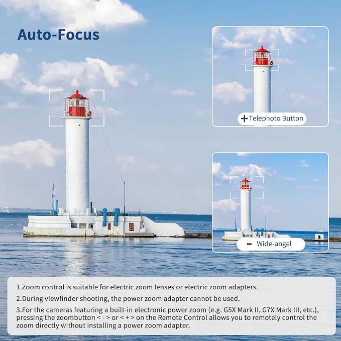 AODELAN for Canon Rechargeable Wireless Shutter Release Camera Remote Control