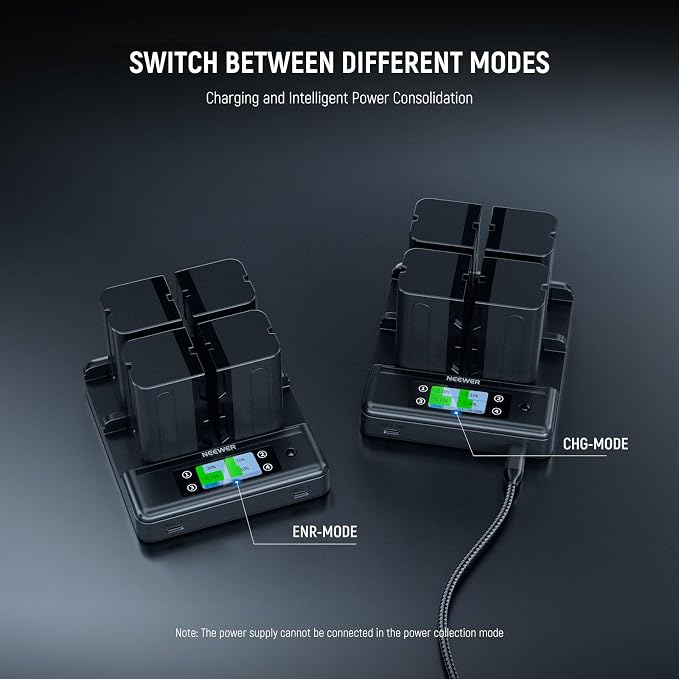 NEEWER NP-F970 4 Channel Charger