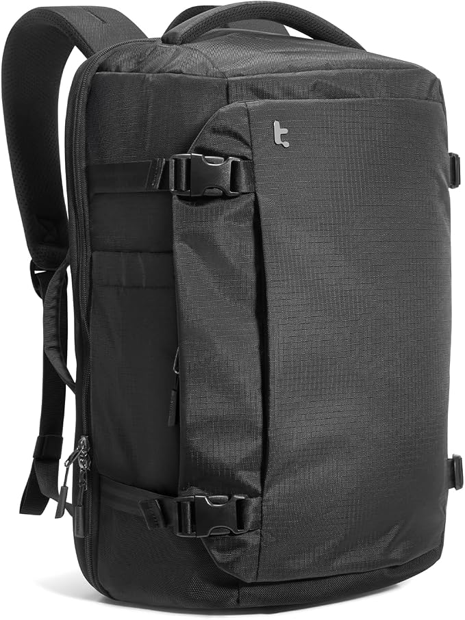 tomtoc Travel Backpack 40L, TSA Friendly Flight Approved Carry-on Luggage Hand