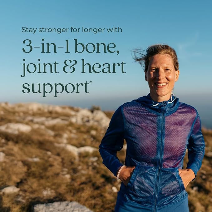 New Chapter Calcium Supplement - Bone Strength Organic Calcium with Magnesium, Vitamin D3+K2, 70+ Trace Minerals for Bone Health, Gluten Free, Easy to Swallow Slim Tablets - 120 Count