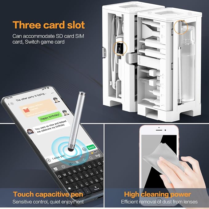 34-in-1 Phone Cleaning Kit, sunoyar Electronics Cleaning Kit
