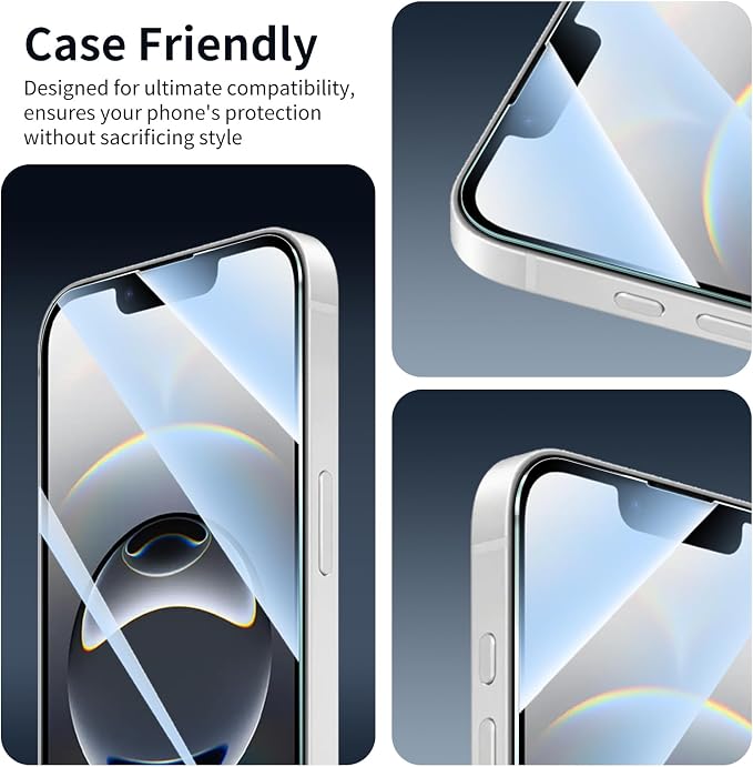 3+3+1-Pack, Screen Protector and Camera Lens Protector