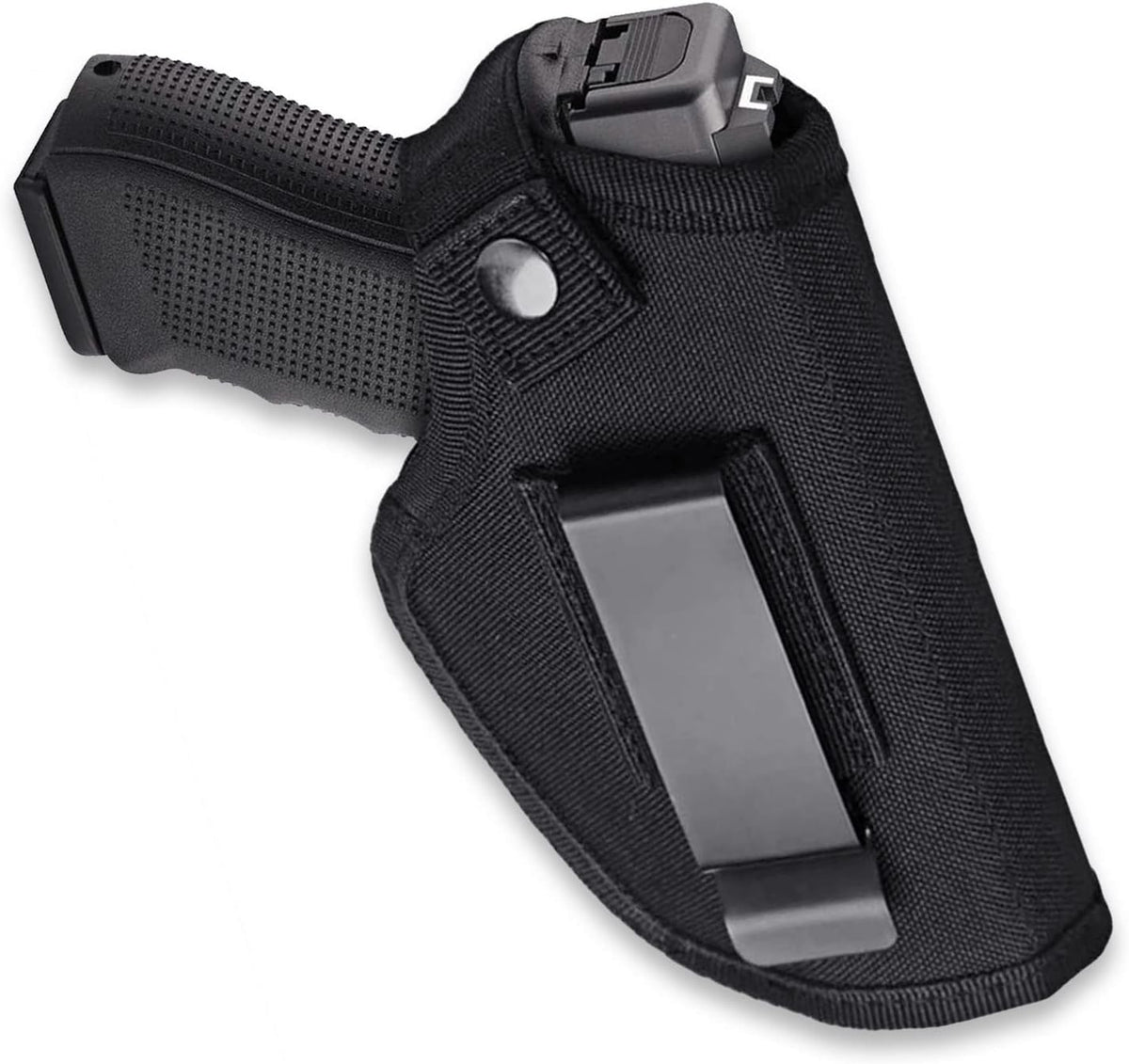 Universal Gun Holster - IWB/OWB Waist Belt Pistol Holster for Glock 380 & 9mm - Right/Left Hand Draw