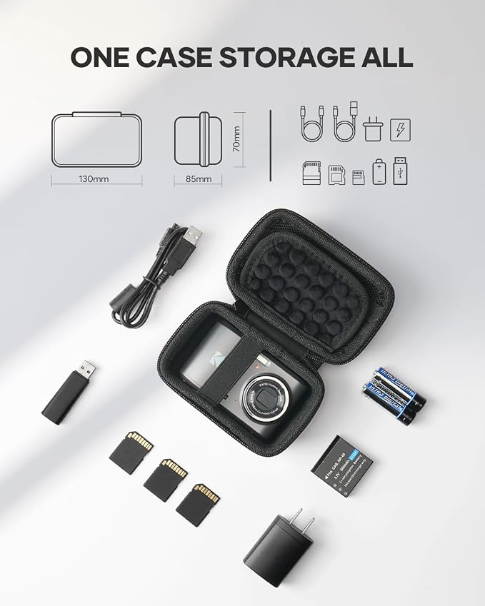 SQERO Digital Camera Case for KODAK PIXPRO FZ45 FZ55 & CAMKORY 1080P