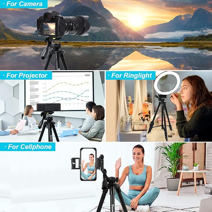 Endurax 60'' Camera Tripod Camera Stand