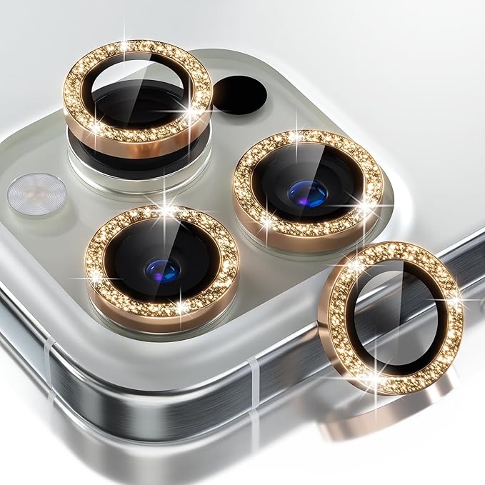 Choiche Compatible for iPhone 16 Pro/iPhone 16 Pro Max Camera Lens Protector