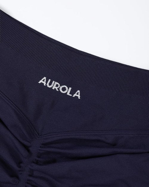 AUROLA Workout Shorts for Women - No Roll Up, Squat Proof, Seamless Compression | Available in 2.5-6.5 Sizes