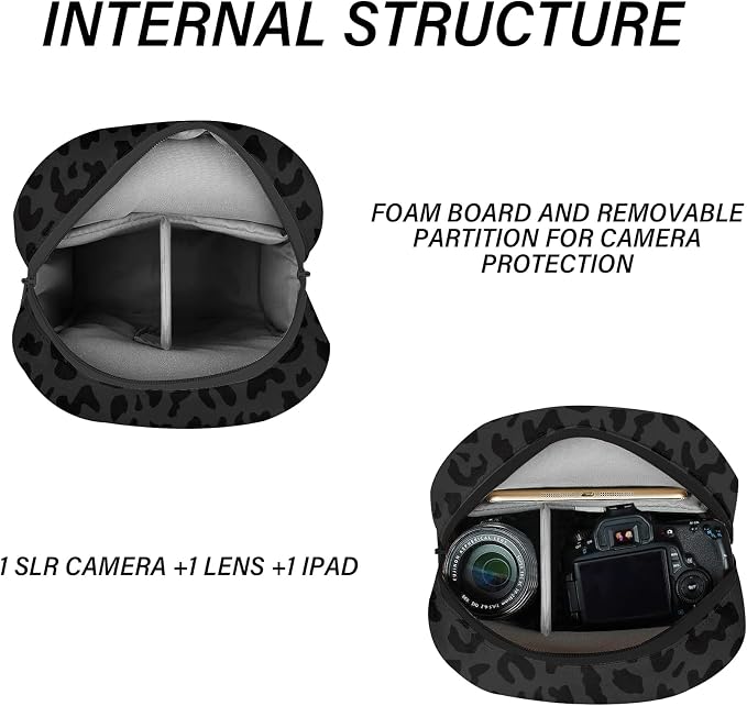Cute Small Camera Bag with Photographer Camera Sling Bag Waterproof Dslr Camera