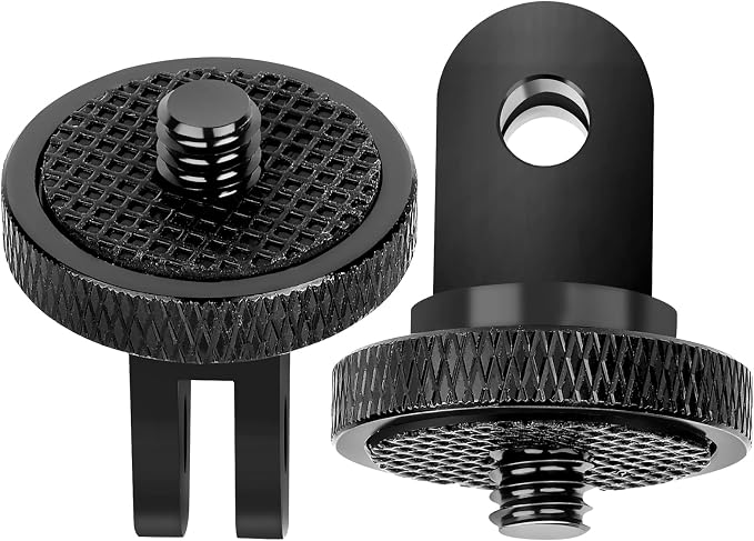 Tripod Mount Adapter for Gopro, Camera 1/4”-20 Tripod Mount for Insta 360/Gopro