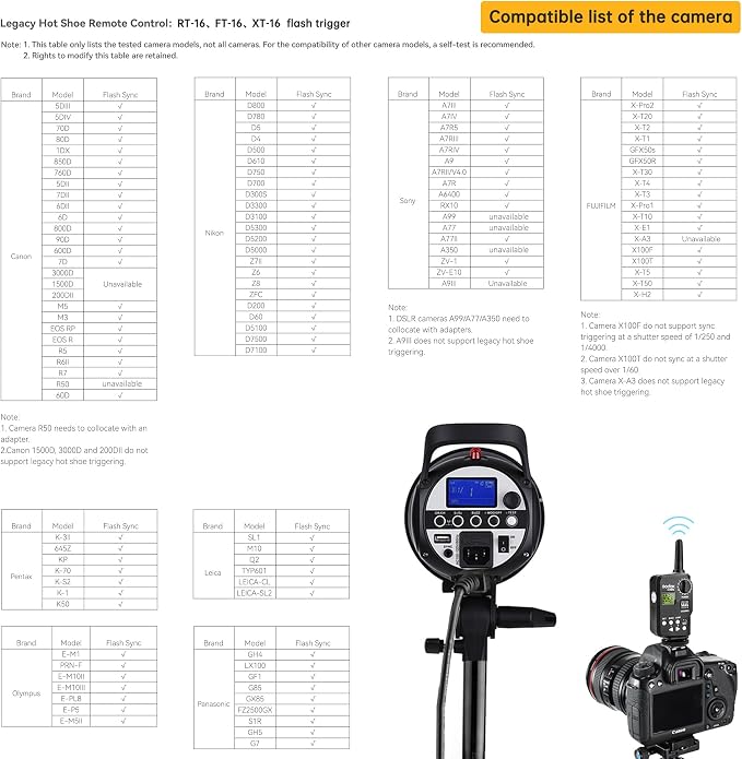 Godox 800W Professional Studio Flash Light Kit, 2-Light Godox SK400II Photo