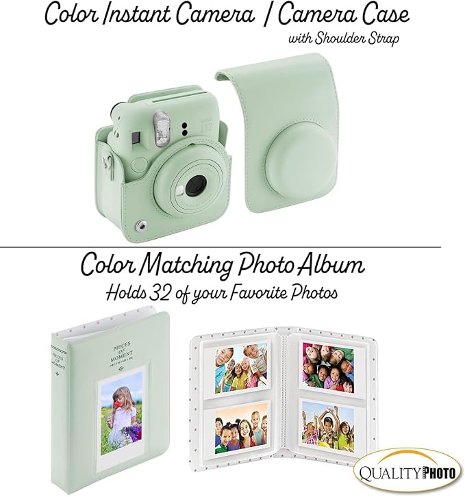 Fujifilm Instax Mini 12 Instant Camera + 60 Photo Prints + Quality Photo Value