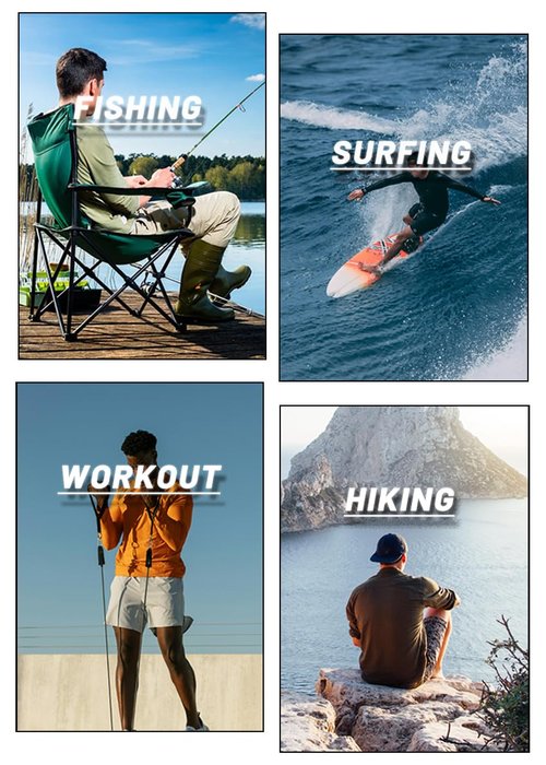 Fishing Shirts for Men Long Sleeve Hiking Shirts Men Sun Protection Clothing Men UPF 50 UV Shirts Athletic Shirts for Men Dry Fit Bright Blue