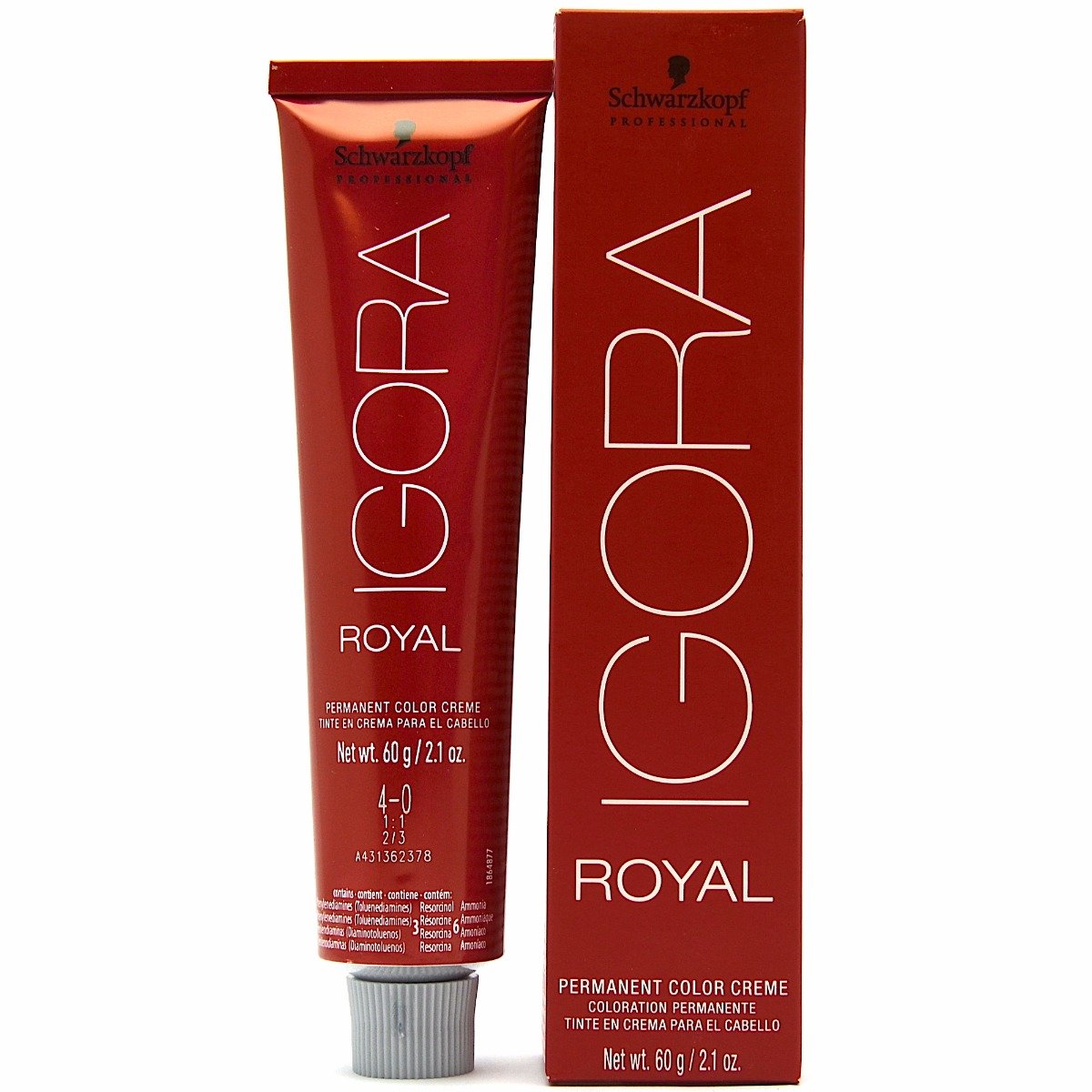 Schwarzkopf - Igora Royal Permanent Hair Color 6-88 Dark Extra Red Blonde 2.1 Oz.