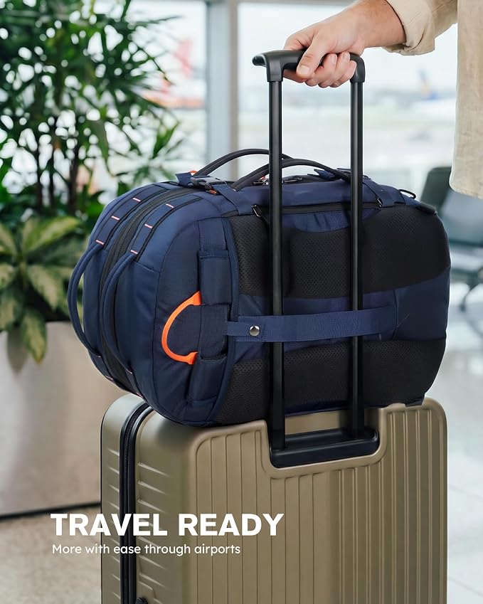 Tolaccea Travel Backpack for Men Women, 40L-50L Carry On Backpack