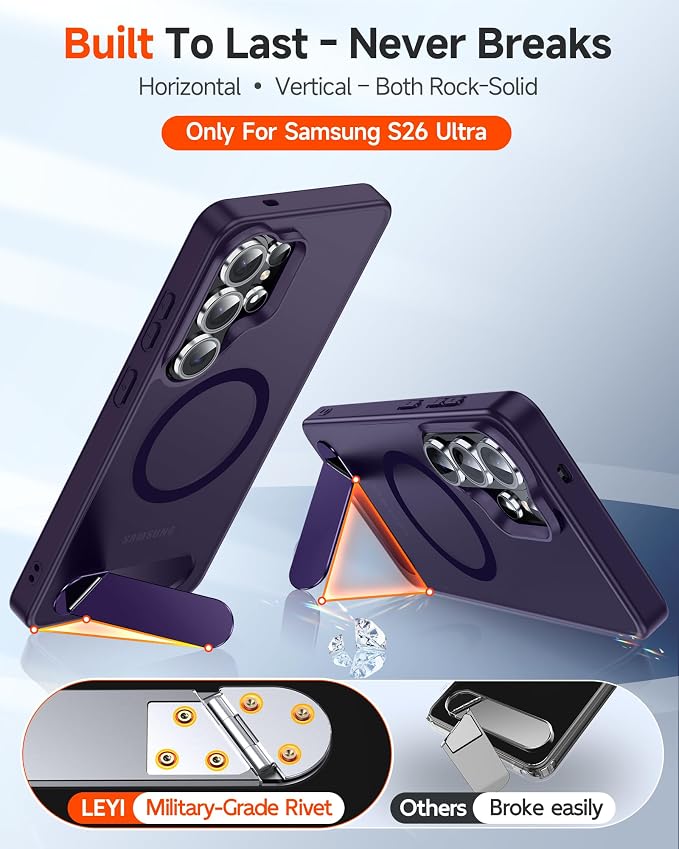 LeYi for Samsung-S26-Ultra Case: for Magsafe Galaxy S 26 Ultra Phone Funda para