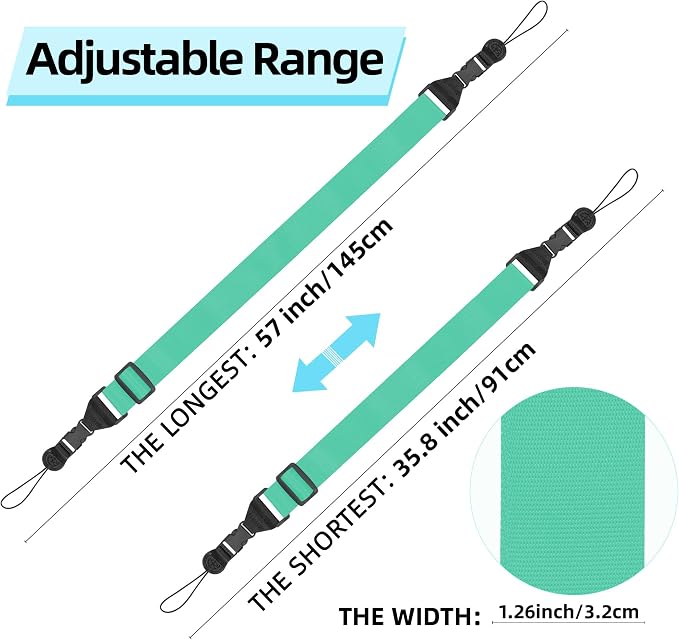 Adjustable Shoulder Strap:Comfortable iPad Strap Nylon Neck Lanyard