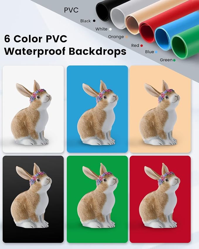24"x24" Photo Studio Light Box for Photography, Foldable Bi-Color Dimmable