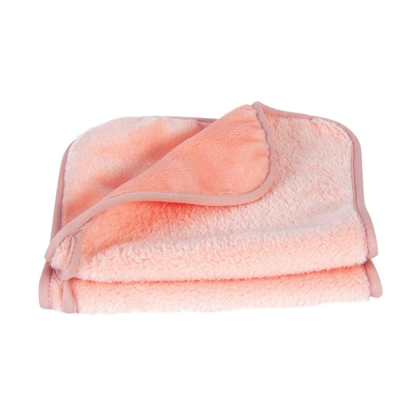 Eurow Makeup Removal Cleaning Cloth, Washable And Reusable, 8 By 16 Inches, Coral, Pack Of 2