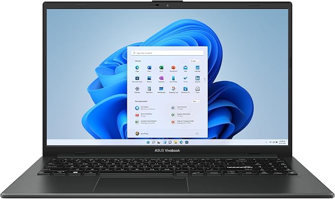 ASUS 2023 Vivobook Go 15 Laptop, 15.6" FHD Display, AMD Ryzen 5 7520U Processor, 8GB RAM, 512GB SSD, Windows 11 Home, Mixed Black, E1504FA-AS52