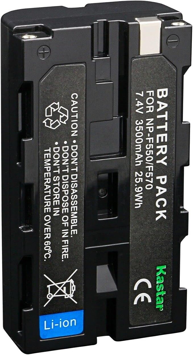 Kastar NP-F580 Battery 7.4V 3500mAh Replacement