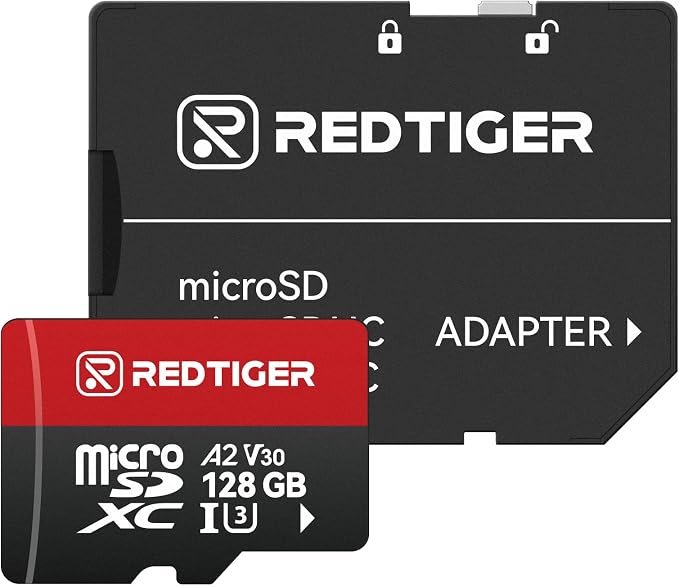 REDTIGER High Speed 128GB Micro SD Card