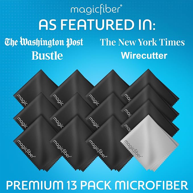 MagicFiber Microfiber Cleaning Cloth, 13 Pack