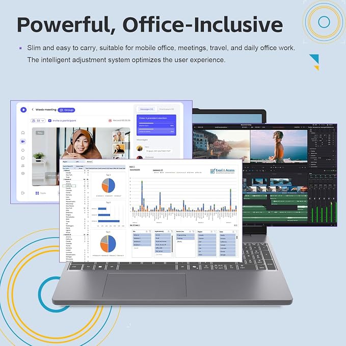 Lenovo 2026 Premium Business Student Laptop, 13th Gen Intel Core i5-13420H | 8-Core Processor, 8GB DDR5, 512GB SSD, 15" WUXGA Display, Microsoft 365, WiFi 6, Windows 11, Lightweight, Long Battery Life