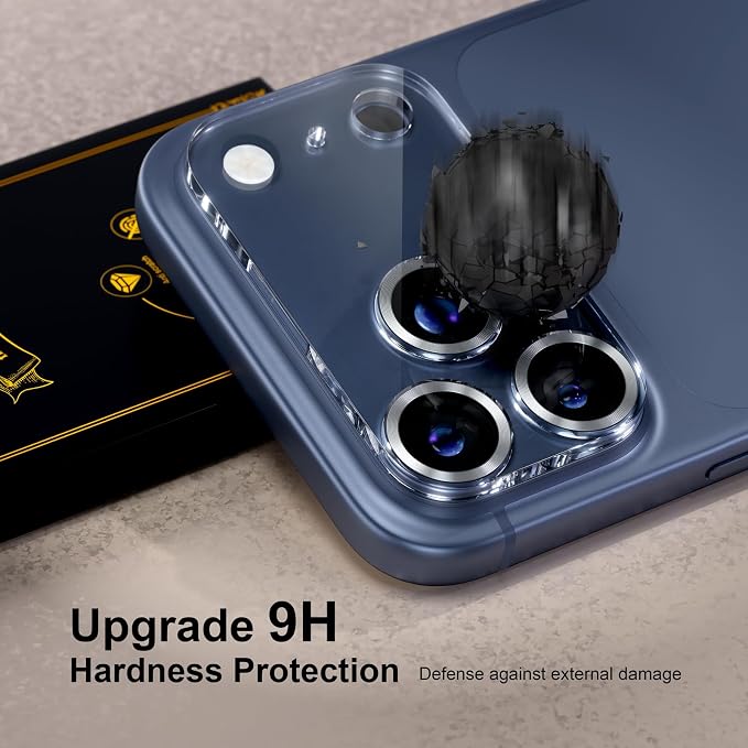 for 6 Pack iPhone 17 Pro Max Camera Lens Protector 9H Tempered Glass Camera
