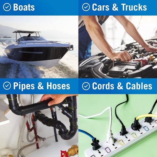 Better Boat Self-Fusing Silicone Tape - Waterproof Leak Repair for Hoses & Pipes | 1 in x 40 ft