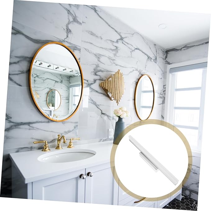 LED Bathroom Mirror Front Light with Stainless Steel Base Waterproof Anti-Fog Vanity Lamp for Wall Mount Modern Design for Makeup and Grooming