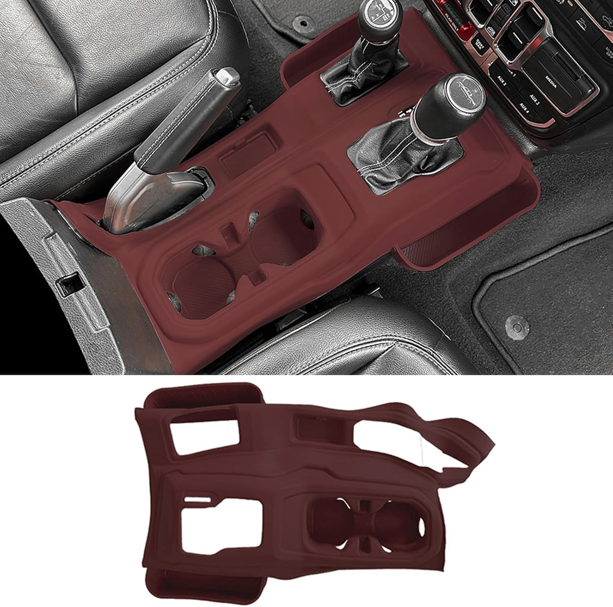Suitable for Jeep Wrangler/Gladiator Center Console Panel Trim Accessories