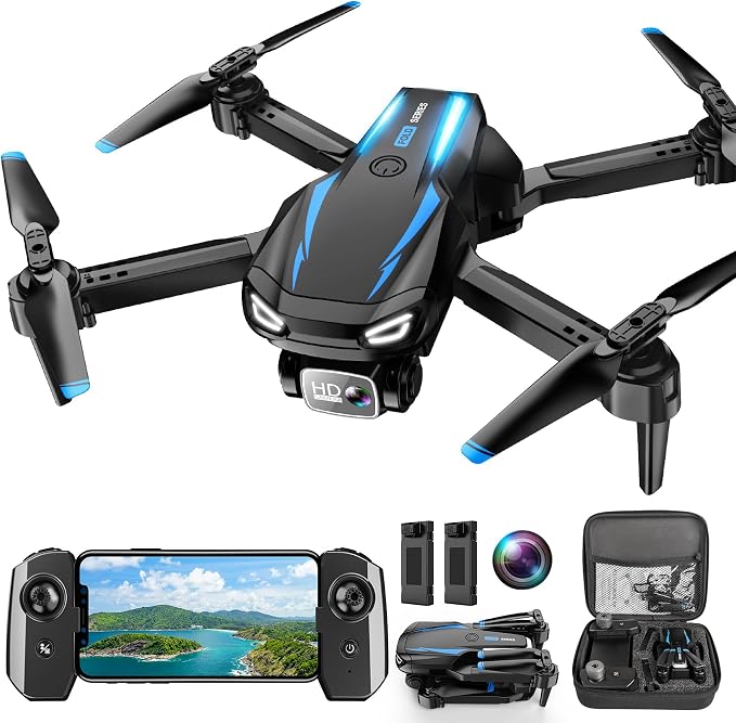 Drone with 1080P Camera, Foldable Remote Control Quadcopter