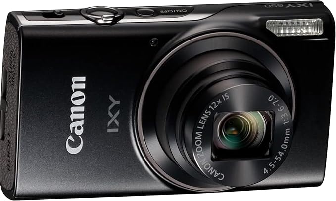 Canon PowerShot IXY 650 HS Digital Camera + 64GB Memory + Stabilizing Grip +