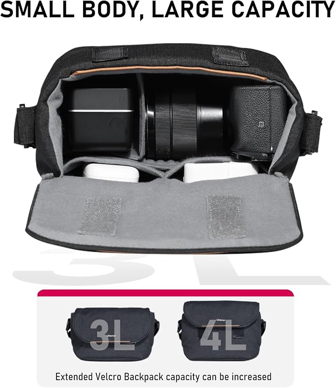 ULANZI Camera Bag, SLR/DSLR Camera Case Professional, Crossbody Photography