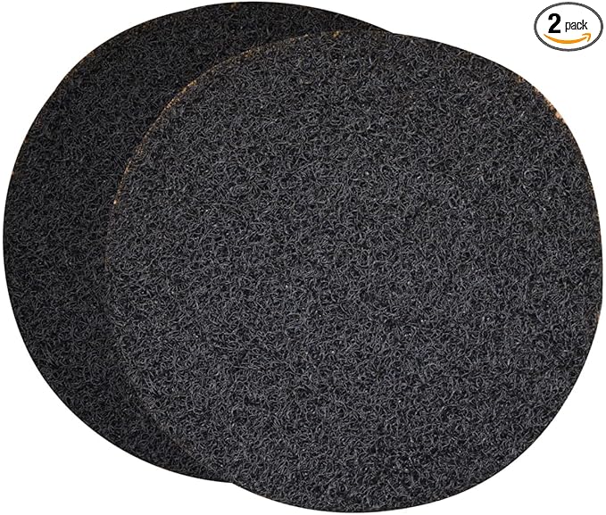 JohnDow Industries JDI-SP1 Oil Splash Pad, 15 inch Diameter fits Most Oil drains, 2 Pack, Black