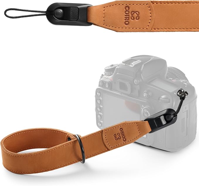 C Coiro Leather Camera Wrist Strap