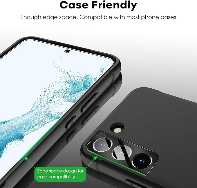 JETech Screen Protector for Samsung Galaxy S22+/S22 Plus 5G