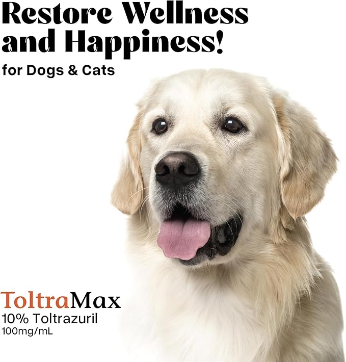 Toltrazuril 10.0% for Horses, Dogs, Cats, 1/2 Gallon, for Non-Food Chain Animals, Alfalfa