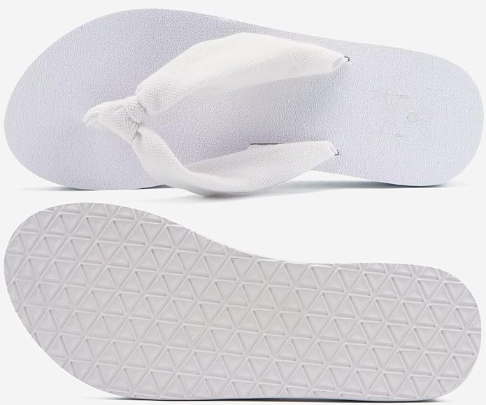 KuaiLu Flip Flops for Women with Arch Support Yoga Mat Comfortable Summer Beach Walking Thong Cushion Sandals Slip On Indoor Outdoor