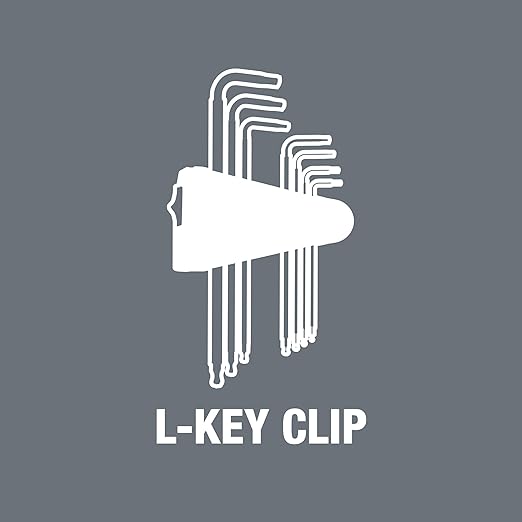 Wera - 5073596001 Hexagon 950 PKL/9 BM SB L-Key Set, BlackLaser, Ballpoint Hex Key, 9 Piece