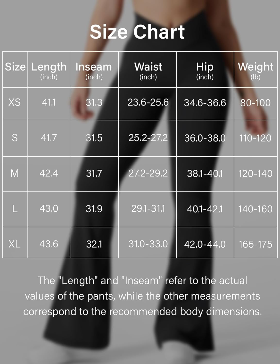 YEOREO Women's Yoga Leggings - Kalie Flare Scrunch V Cross Waist Design | Comfortable Fit