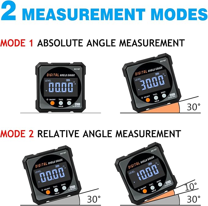 Digital Angle Finder with Electronic Laser