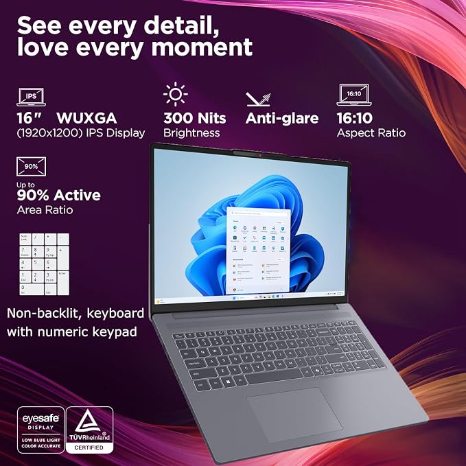 Lenovo 16" Premium Laptop, i7-13620H, 24GB DDR5 1TB SSD | High-Compute H-Series CPU, Windows 11, For Ultimate Power Business Multitaskers, 2026 Edition