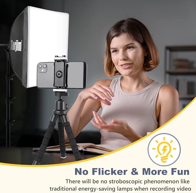 Torjim Softbox Photography Lighting Kit, Studio Lights