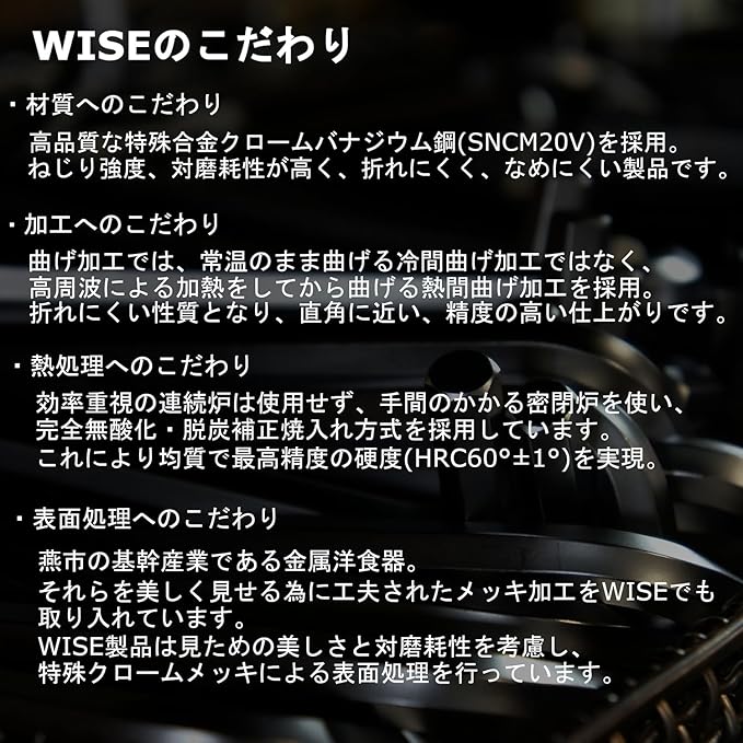 Wise SBL-1000 Ball Point Hex Key Wrench Set of 9 (Long Handle Included) Made in Japan/Can Be Tightened