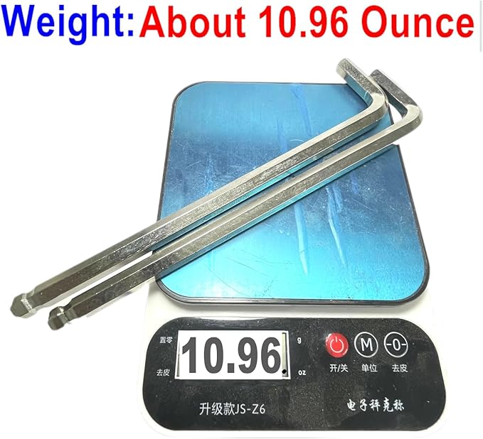 2pcs 3/8 Ball End Allen Wrench sets,3/8" Hex Key Wrench set,allen key Door Key L Shaped hex wrench set with Long Arm.