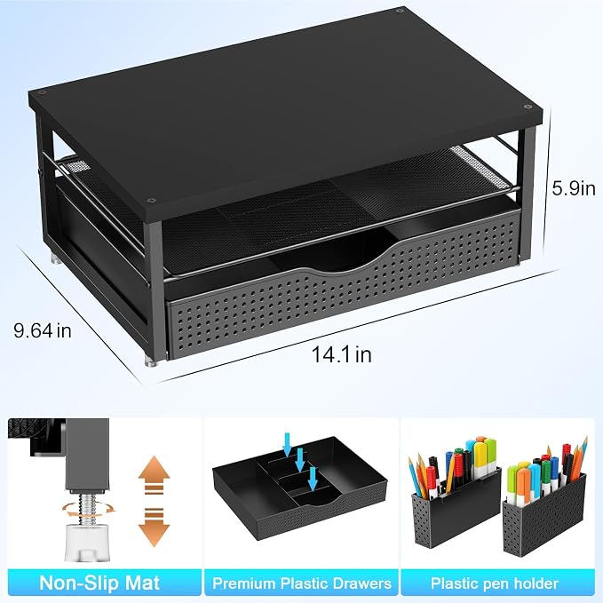 gianotter Desk Organizers and Accessories, Monitor Stand