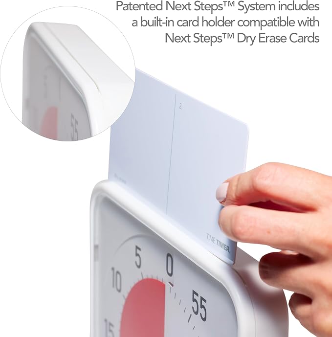 Time Timer Original 8" Visual Countdown Timer – Medium 60-Minute Silent
