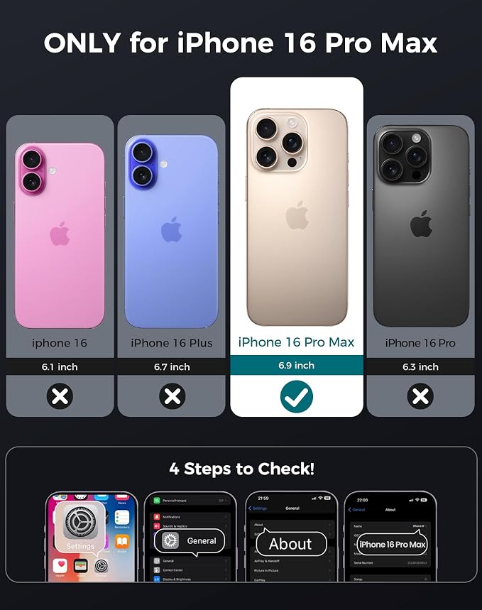 Goton for iPhone 16 Pro Max Case